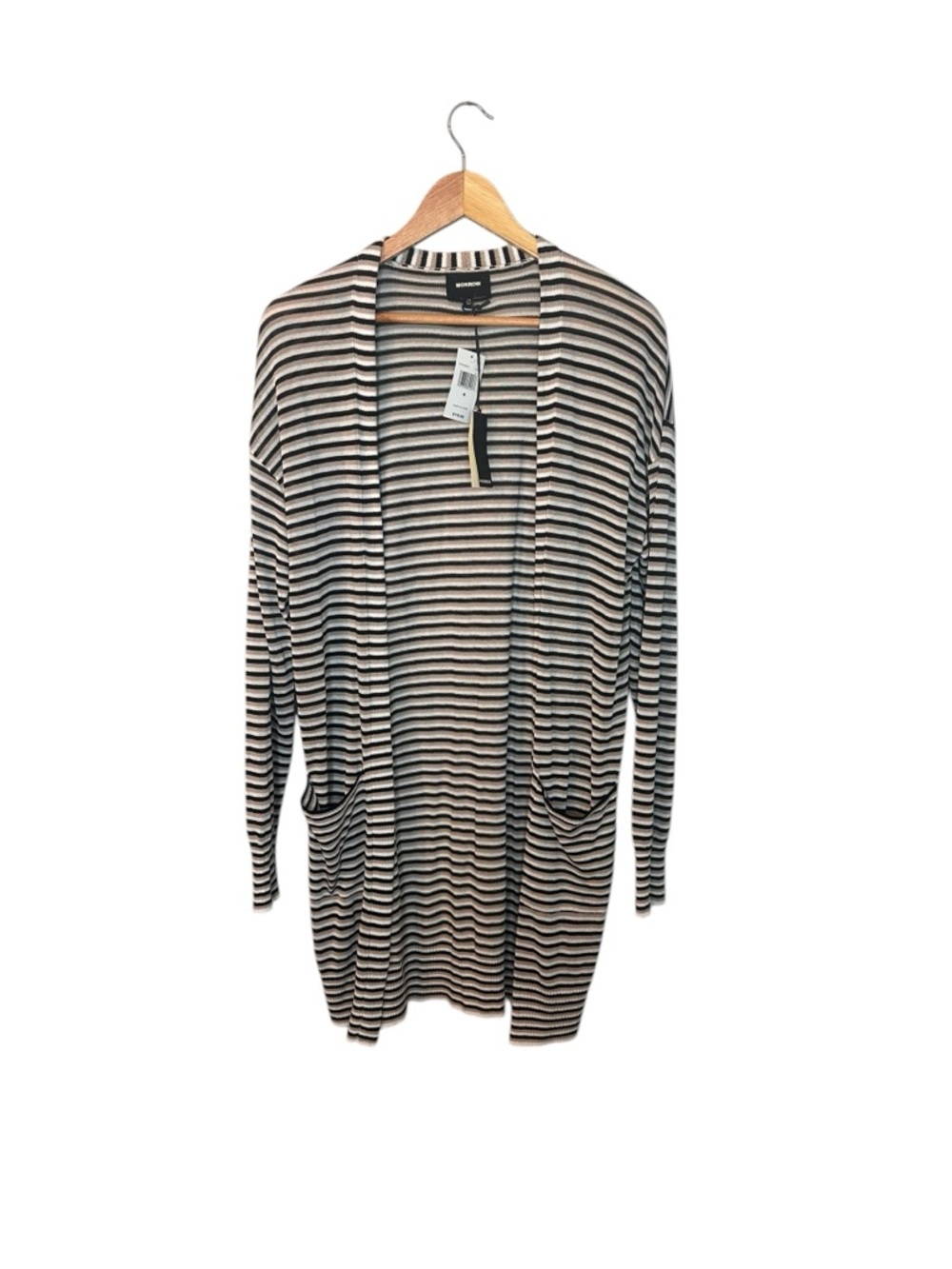 NWT Monrow Stripe Sweater Cardigan M - Picture 5 of 10